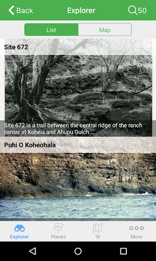 Kahoolawe Island Guide Screen 2