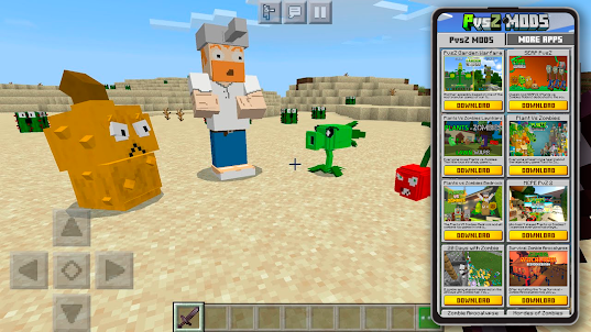 Plants and Zombies Mods MCPE