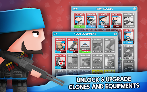Screenshot of Clone Armies: Battle Game