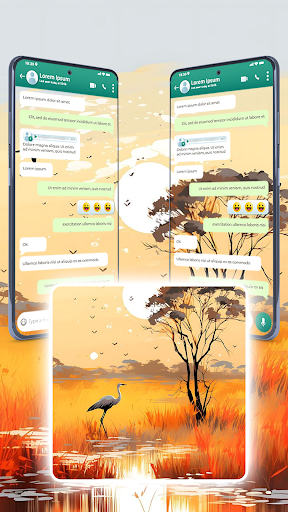 Zenset: Mobile Chat Wallpapers Screenshot 2 - AppWisp.com