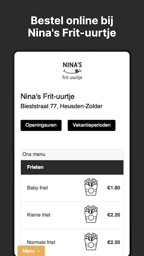 Ninas Frit-uurtje Screen 2