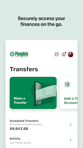 People's CU Mobile Banking Screenshot
