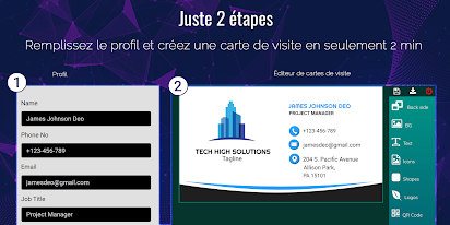 Cartes De Visite Gratuites 75 Modeles Logo Maker Applications Sur Google Play