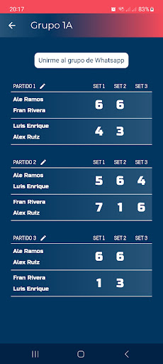 Padel TdT Screen 2