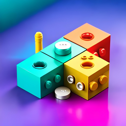 Retro Blocks Puzzle : Peconi logo