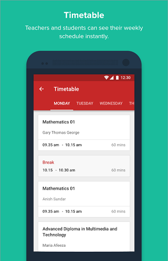 Android application MARY IMMACULATE MATRICULATION screenshort