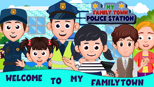 Android application My Family Town - City Police screenshort