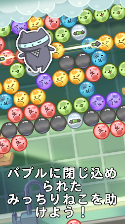 Game screenshot みっちりねこバブル~シューティングゲーム hack