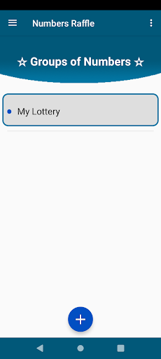 Numbers and Names Raffle Screen 3