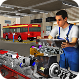 Bus Mechanic Garage - Engine Overhaul Repair Shop icon