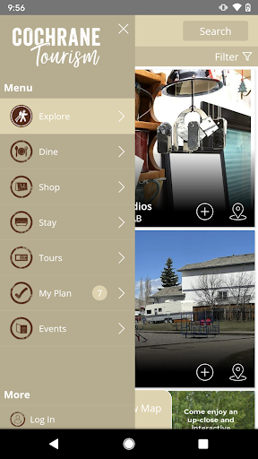 Android application Explore Cochrane screenshort