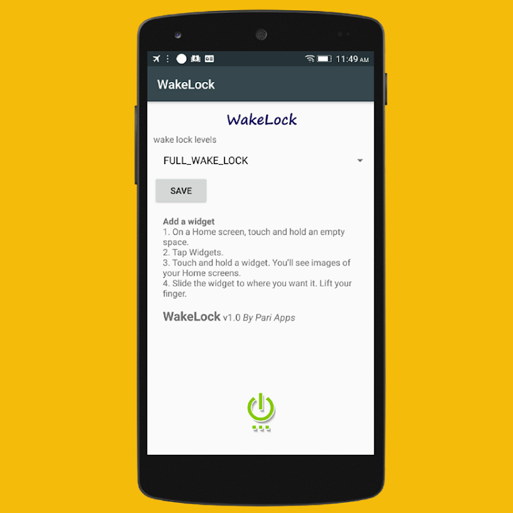 Wake Lock - Keep Screen On - 1.4 - (Android)
