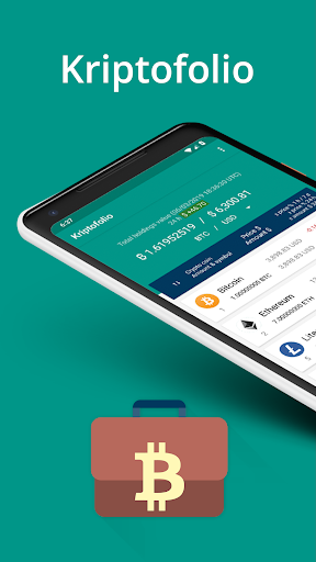 Android application Kriptofolio screenshort