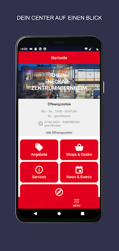 Android application Rhein-Neckar-Zentrum screenshort