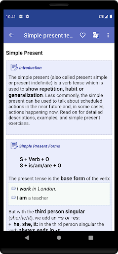 Screenshot of English Grammar In Use