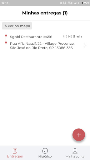 App do Entregador Consumer Screen 3