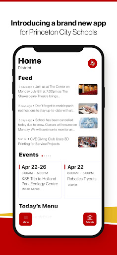Android application Princeton City Schools screenshort