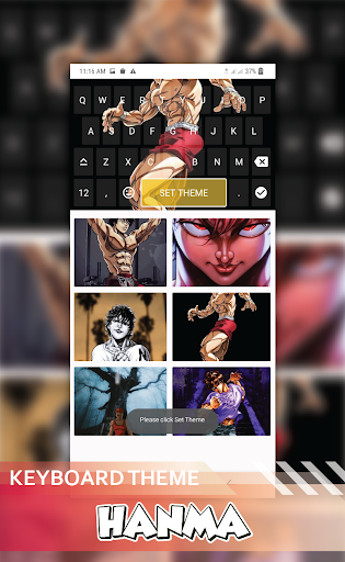 Baki Hanma Keyboard Anime