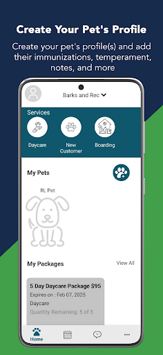Android application Barks and Recreation screenshort