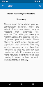 Screenshot 4 48 Laws of Power Summary android