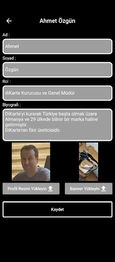 Android application diKarte screenshort