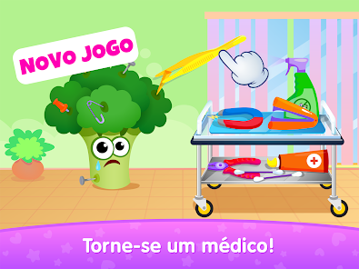 Funny Food ABC para Crianças Jogos Educativos 4-6 anos Wow Kids Educativo  @BebeJoguinho 