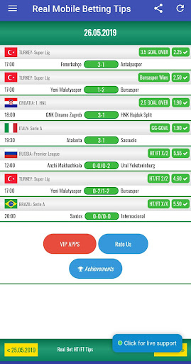 Real Bet VIP HT/FT Tips Screen 3