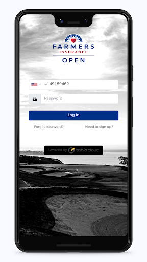 Android application The Farmers Insurance Open screenshort