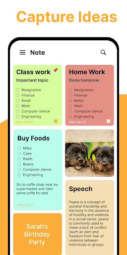 Android application Notes - Notepad, Notebook screenshort