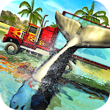 Blue Sea Whale Transport Truck Simulator icon