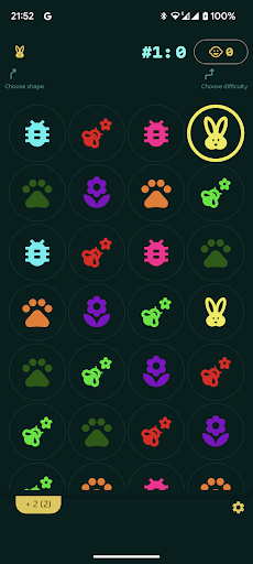 Shapes and Numbers Match Screen 2