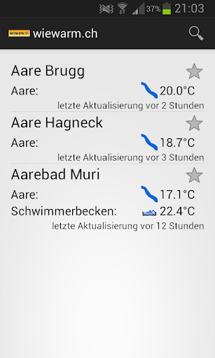 wiewarm.ch Screen 2