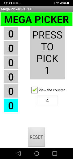 Mega Picker Screen 2