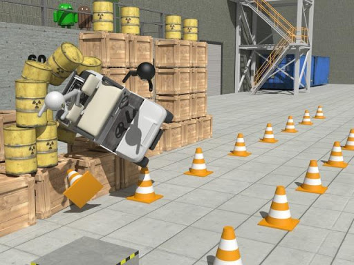 Android application Stickman Crash Testing ① screenshort