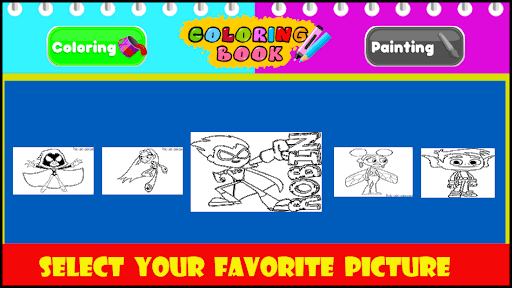 Teen Ten Coloring the Titans Go Adventures