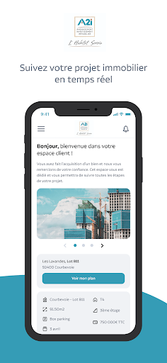 Android application Espace A2I screenshort