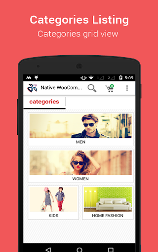 Native WooCommerce App Screen 2