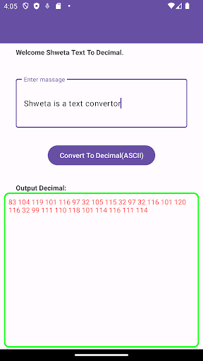 Shweta - Text Magic Screen 2