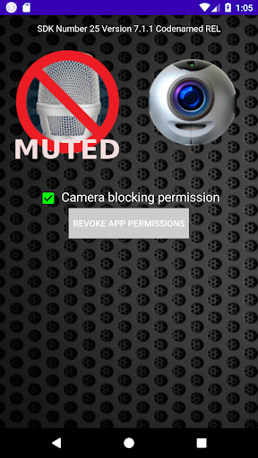 Android application Camera and Microphone Blocker screenshort