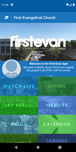 Android application First Evangelical Church screenshort