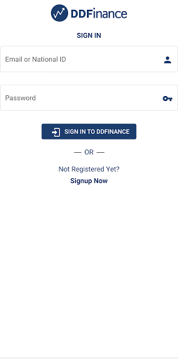 Android application DDFinance Trainer screenshort