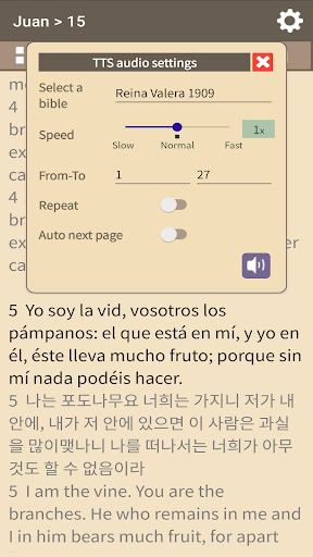 theVine Eng Kor Spanish Bible Screen 3