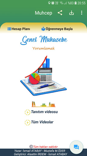 Android application Muhcep screenshort