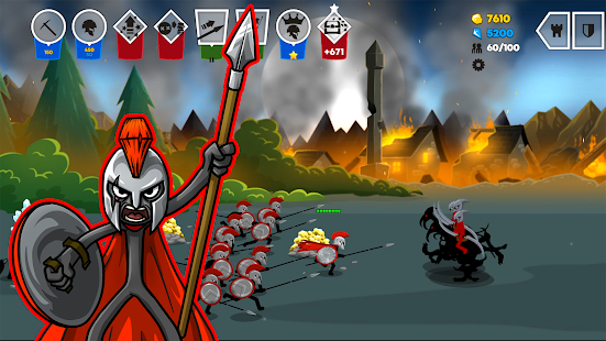 Stick War: Saga Bildschirmfoto