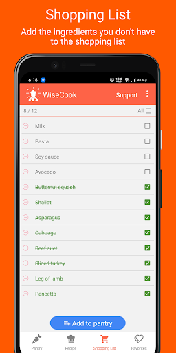WiseCook - Recipes by ingredients