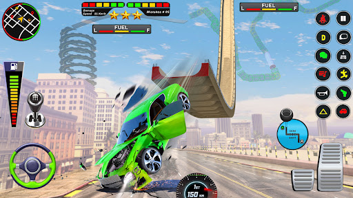 Beam Drive 3d Car Crash Sim Screen 3
