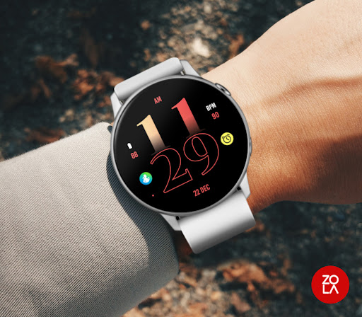 Energetic Pink Watch Face screenshot 3