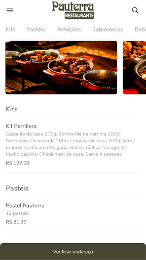 Android application Pauterra Delivery screenshort
