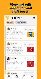 Hootsuite: Schedule Posts for Twitter & Instagram 7.3.0 APK screenshots 4