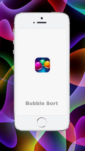 Android application Bubble sort bubbling maker fun screenshort
